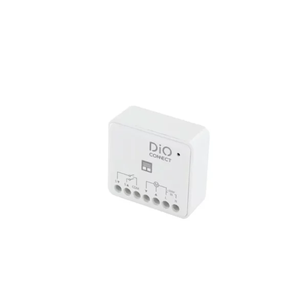 Vue complémentaire du module encastré pour volet roulant compatible myha